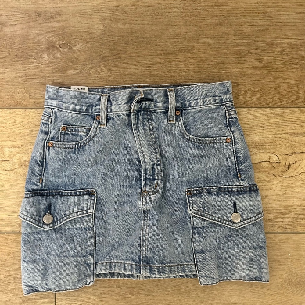 Aritzia Blue Denim Skirt